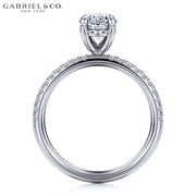 1.77ctw Oval Cut Lab Grown Diamond Ring