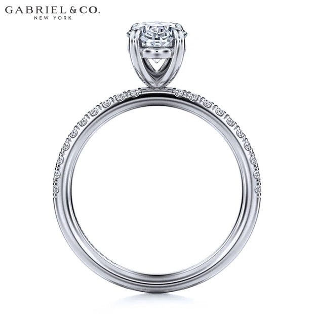 1.77ctw Oval Cut Lab Grown Diamond Ring