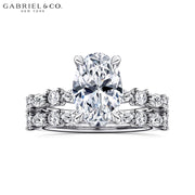 1.50ctr-3.00ctr Oval Cut Diamond Customizable Ring