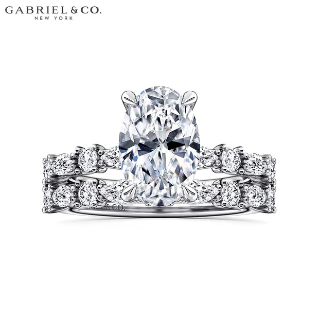 2.51ctw Oval Cut Lab Grown Diamond Ring