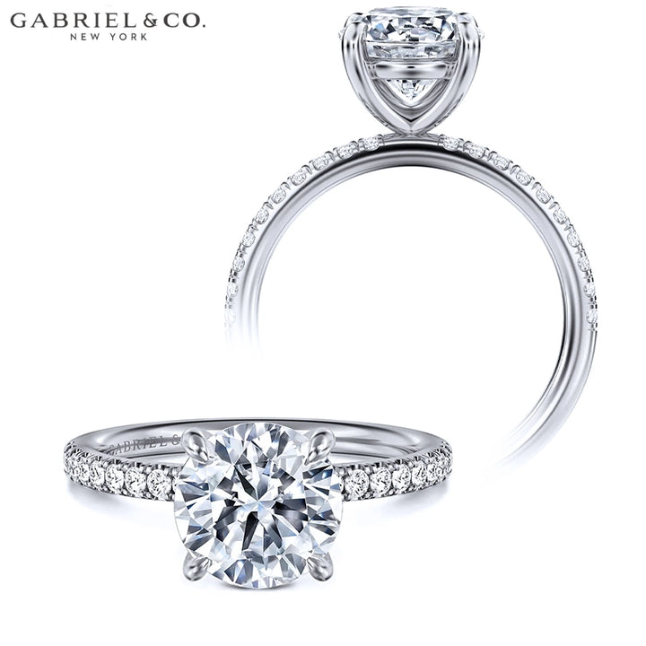 2.21ctw Round Cut Lab Grown Diamond Ring