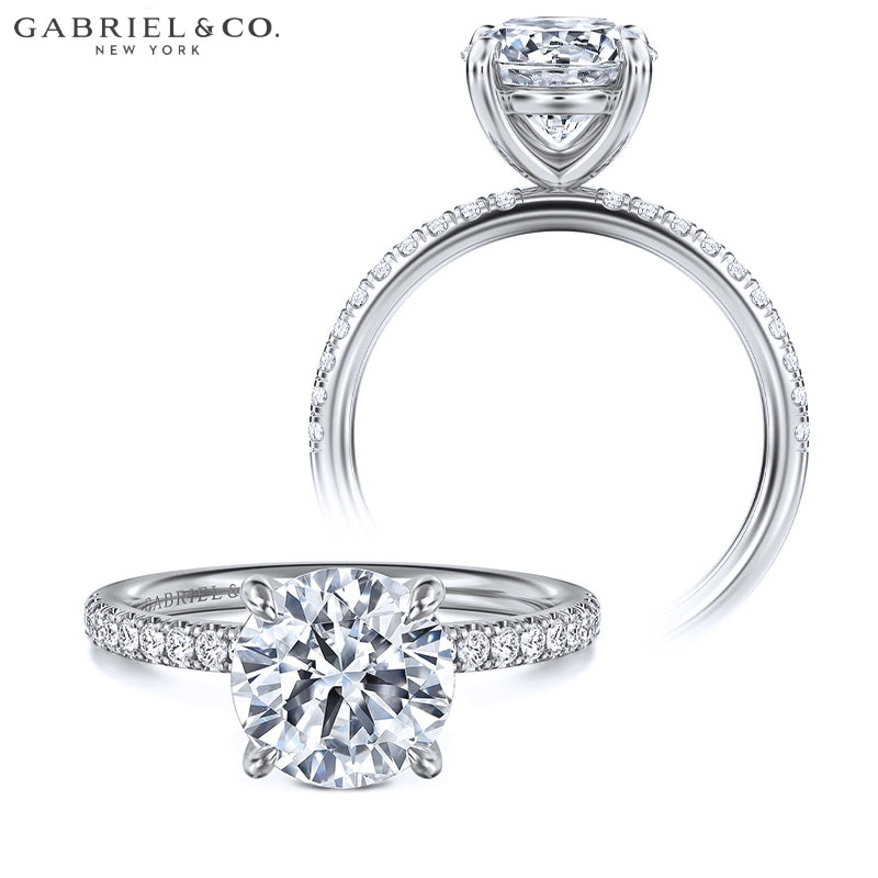 1.00ctr-2.00ctr Round Cut Natural Diamond Ring Tailor Made