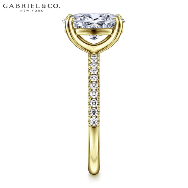1.00ctr-2.00ctr Oval Cut Natural Diamond Ring