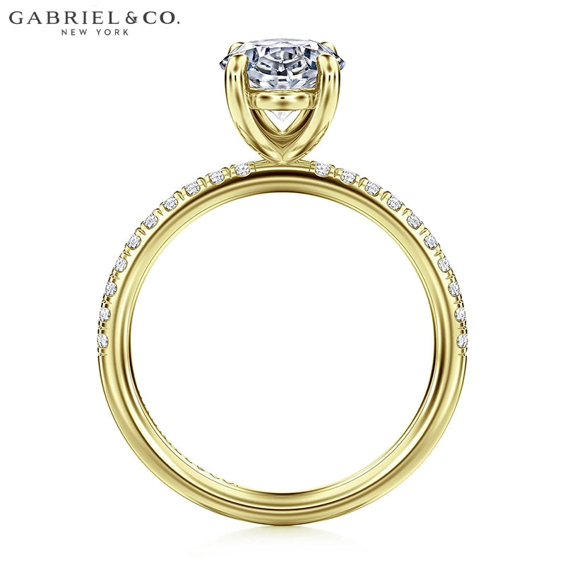 1.00ctr-2.00ctr Oval Cut Natural Diamond Ring