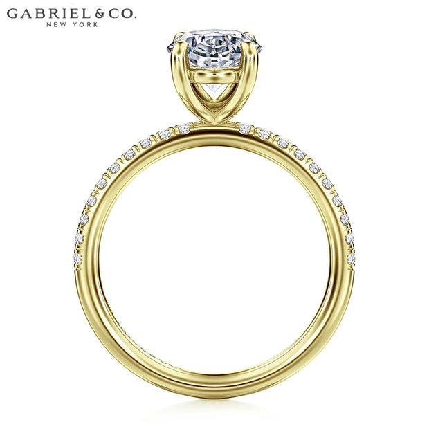 1.00ctr-2.00ctr Oval Cut Natural Diamond Ring