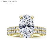 1.00ctr-2.00ctr Oval Cut Natural Diamond Ring