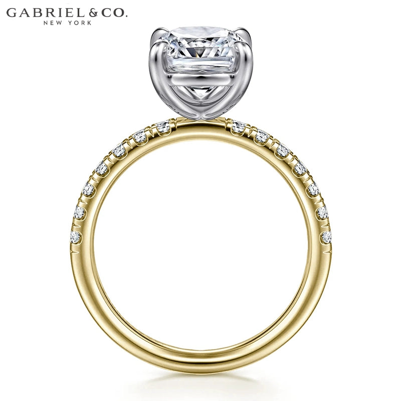 1.25ctr-2.50ctr Elongated Cushion Cut Lab Grown Diamond Ring Tailor Made