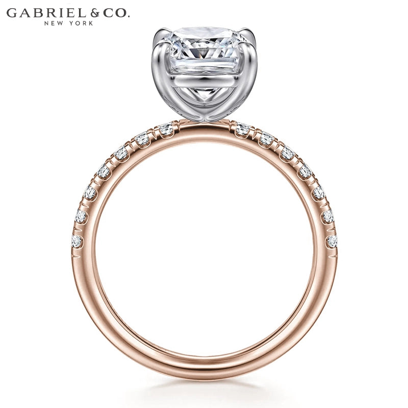 1.25ctr-2.50ctr Elongated Cushion Cut Lab Grown Diamond Ring Tailor Made