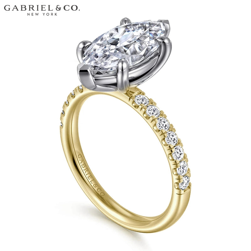 1.25ctr-2.50ctr Marquise Cut Lab Grown Diamond Ring Tailor Made