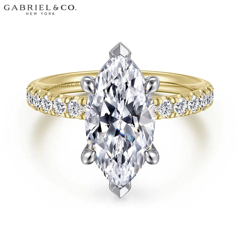 1.25ctr-2.50ctr Marquise Cut Lab Grown Diamond Ring Tailor Made