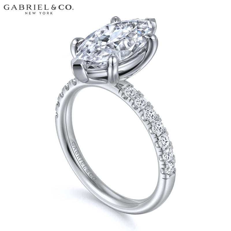 1.25ctr-2.50ctr Marquise Cut Lab Grown Diamond Ring Tailor Made