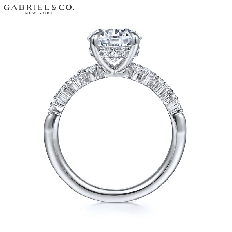 1.25ctr-2.00ctr Round Cut Natural Diamond Ring