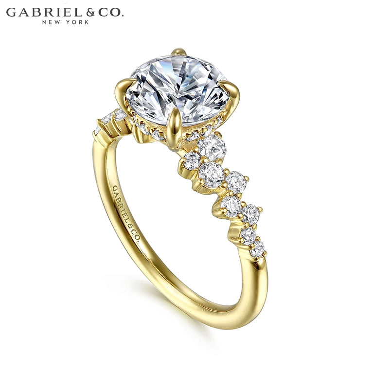 1.25ctr-2.00ctr Round Cut Natural Diamond Ring Tailor Made