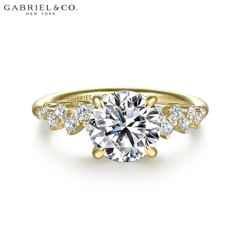 1.25ctr-2.00ctr Round Cut Natural Diamond Ring