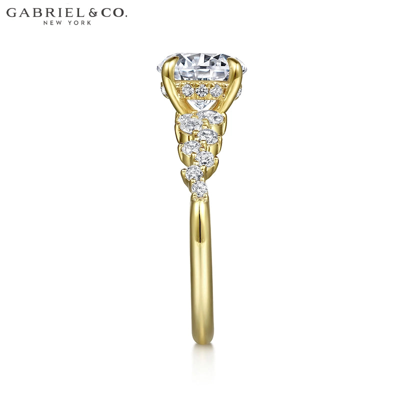 1.25ctr-2.00ctr Round Cut Natural Diamond Ring