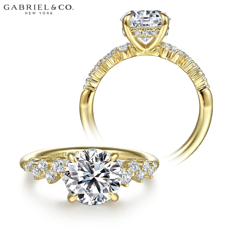 1.25ctr-2.00ctr Round Cut Natural Diamond Ring Tailor Made