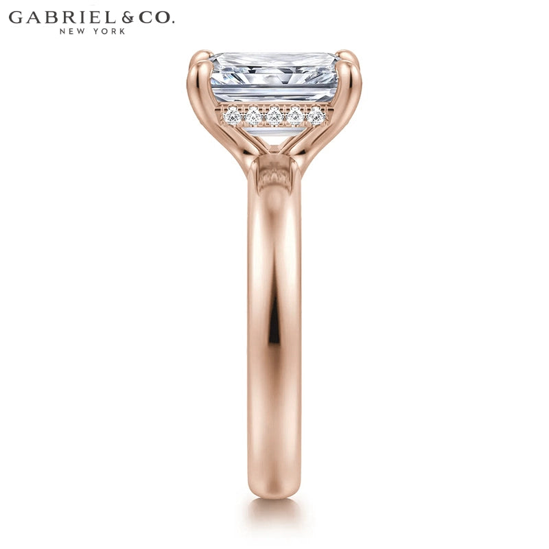 2.50ctr-5.00ctr Radiant Cut Lab Grown Diamond Ring