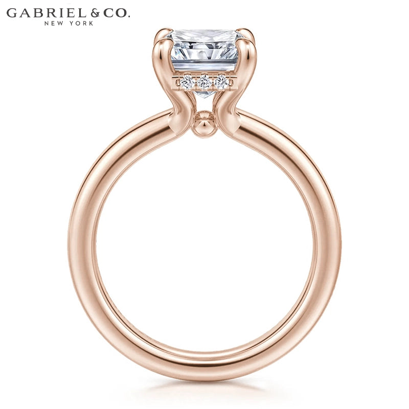 2.50ctr-5.00ctr Radiant Cut Lab Grown Diamond Ring