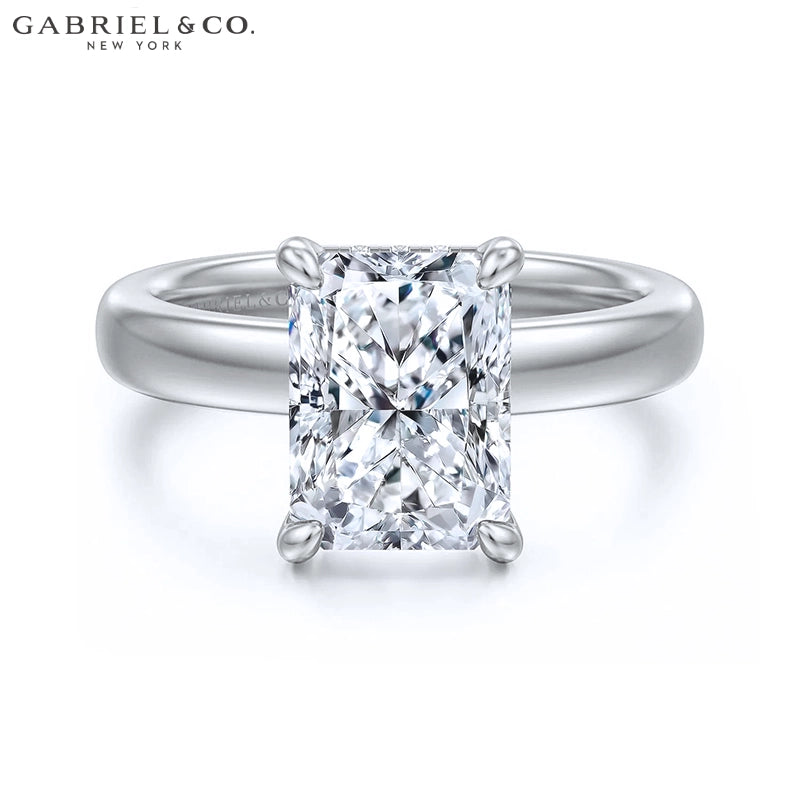 2.50ctr-5.00ctr Radiant Cut Lab Grown Diamond Ring
