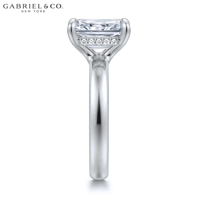 2.50ctr-5.00ctr Radiant Cut Lab Grown Diamond Ring