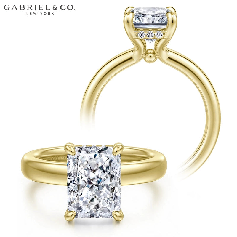 2.50ctr-5.00ctr Radiant Cut Lab Grown Diamond Ring Tailor Made