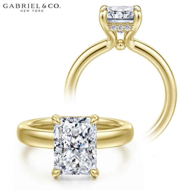 2.50ctr-5.00ctr Radiant Cut Lab Grown Diamond Ring Tailor Made