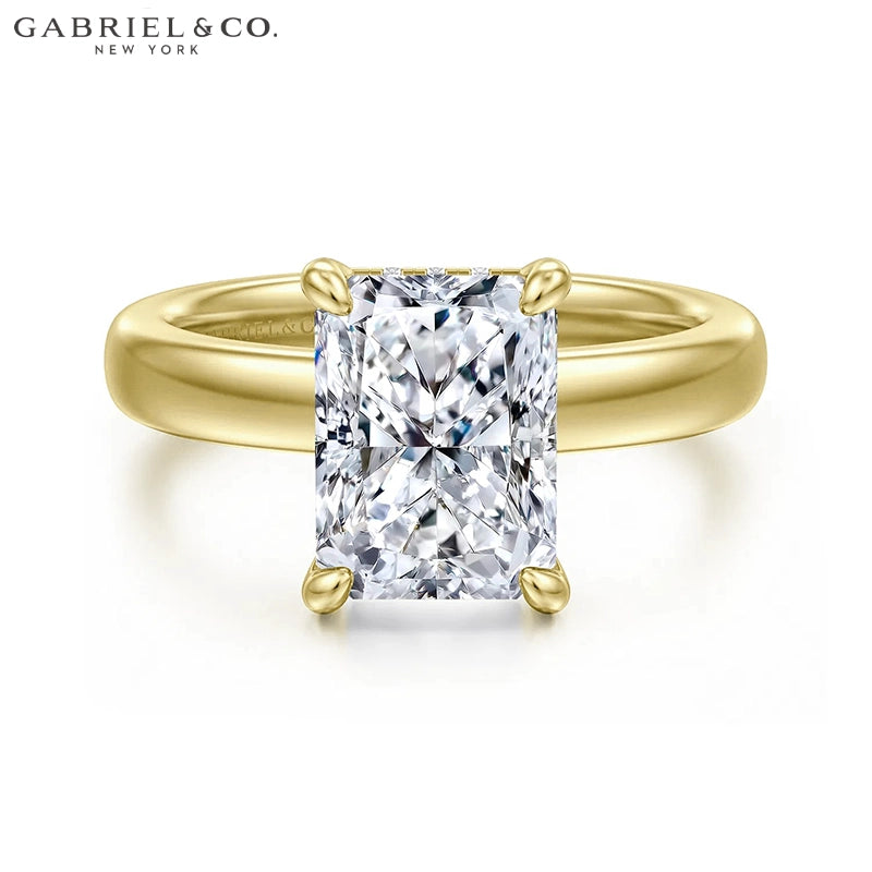 2.50ctr-5.00ctr Radiant Cut Lab Grown Diamond Ring