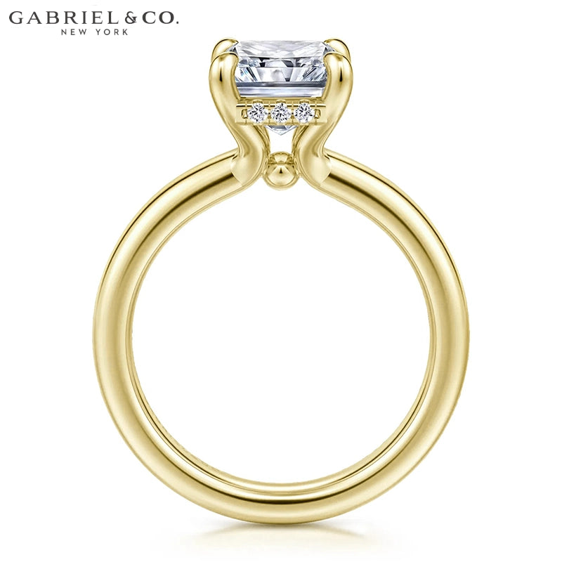 2.50ctr-5.00ctr Radiant Cut Lab Grown Diamond Ring
