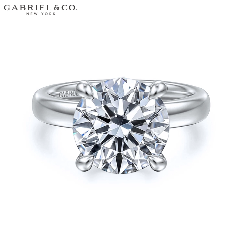 2.50ctr-5.00ctr Round Cut Lab Grown Diamond Ring