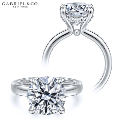 5.20ctw Round Cut Lab Grown Diamond Ring