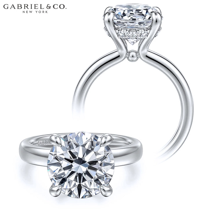 5.20ctw Round Cut Lab Grown Diamond Ring