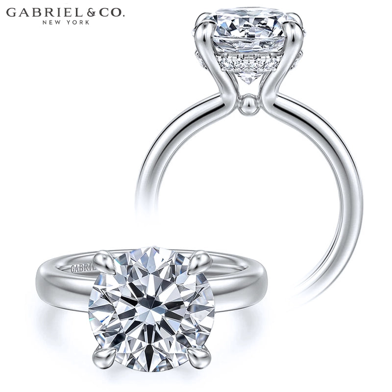 2.50ctr-5.00ctr Round Cut Lab Grown Diamond Ring