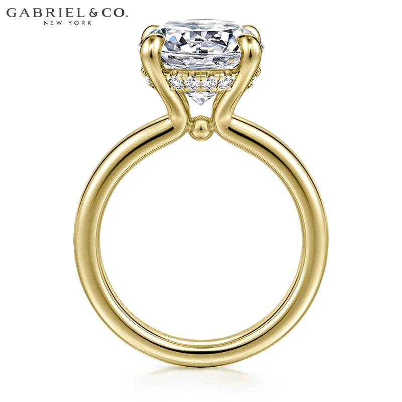 2.50ctr-5.00ctr Round Cut Lab Grown Diamond Ring