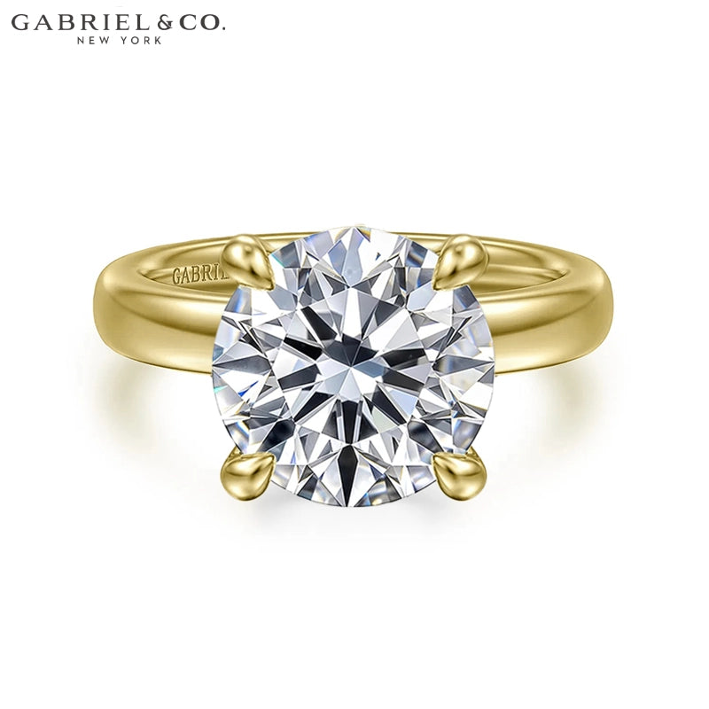 4.18ctw Round Cut Lab Grown Diamond Ring
