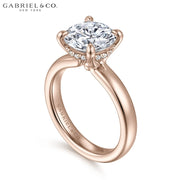 3.00ctr-5.00ctr Round Cut Lab Grown Diamond Ring