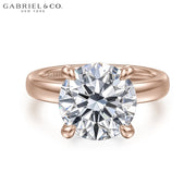 3.00ctr-5.00ctr Round Cut Lab Grown Diamond Ring