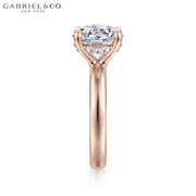 3.00ctr-5.00ctr Round Cut Lab Grown Diamond Ring