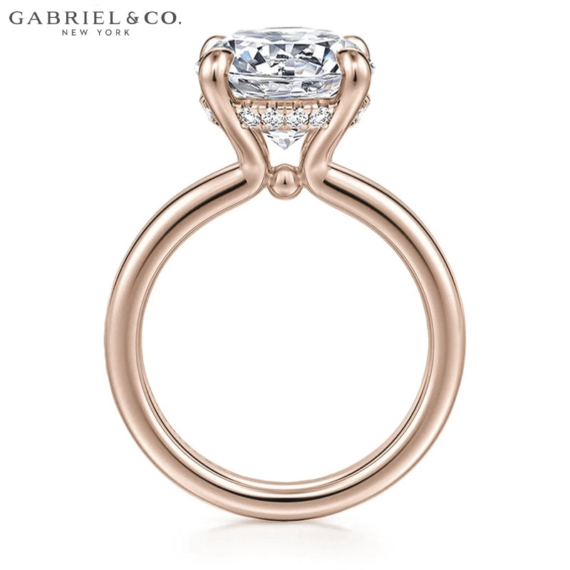 2.50ctr-5.00ctr Round Cut Lab Grown Diamond Ring