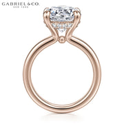 3.00ctr-5.00ctr Round Cut Lab Grown Diamond Ring