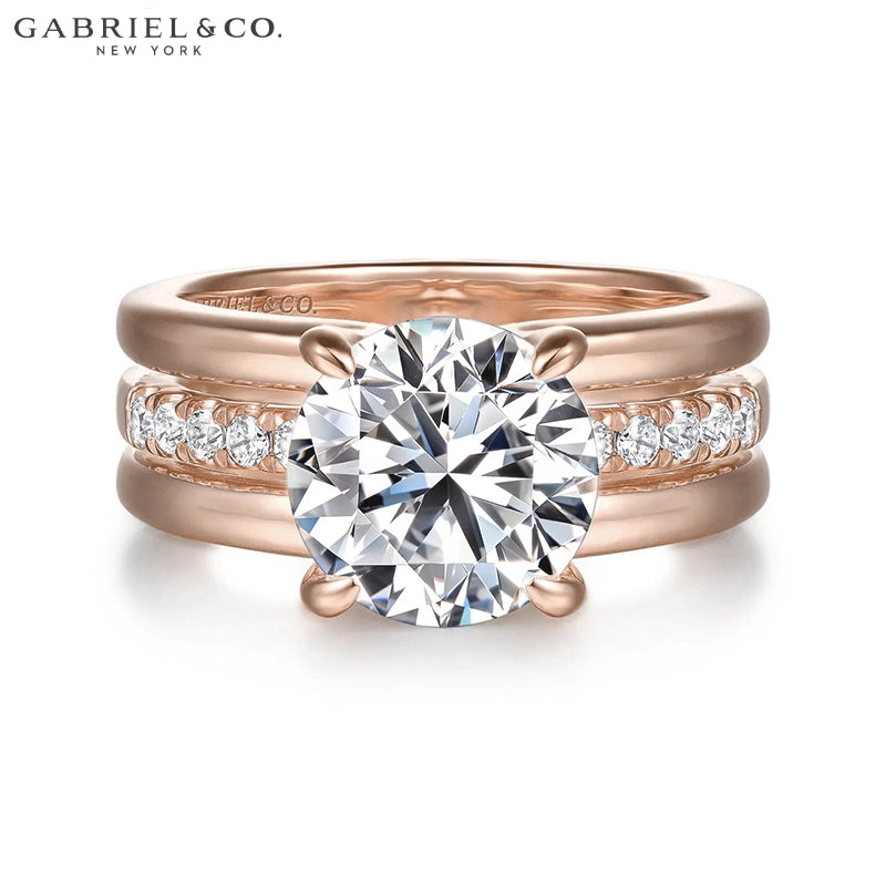 2.00ctr-4.00ctr Round Cut Lab Grown Diamond Ring Tailor Made