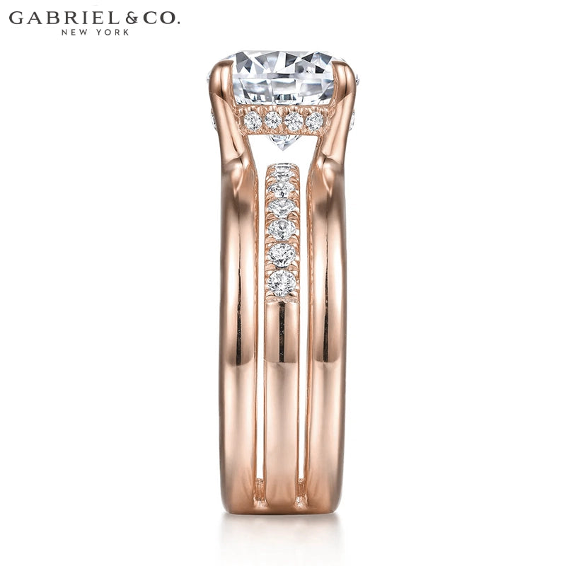 2.00ctr-4.00ctr Round Cut Lab Grown Diamond Ring Tailor Made