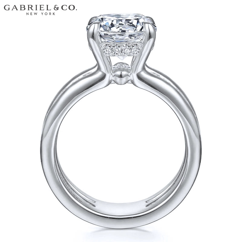 1.50ctr-3.00ctr Round Cut Natural Diamond Ring