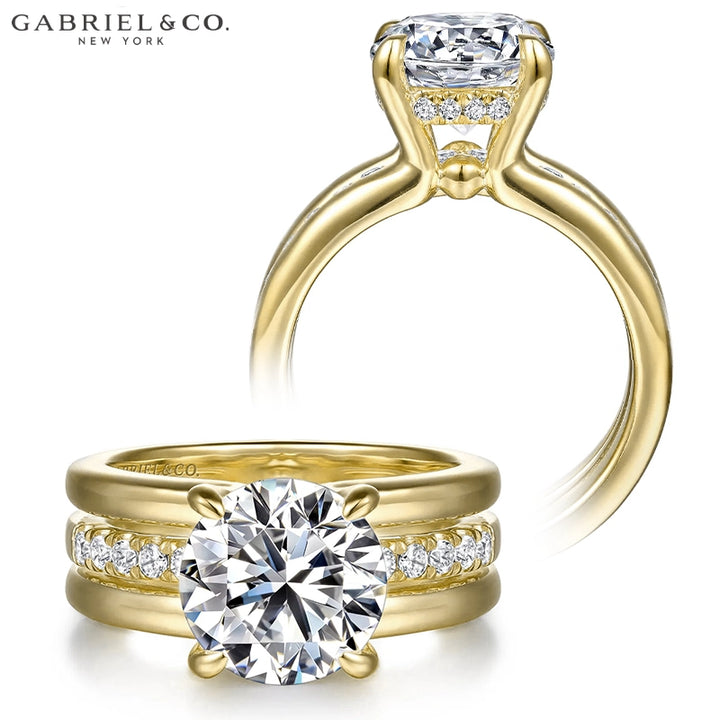 1.50ctr-3.00ctr Round Cut Natural Diamond Ring Tailor Made