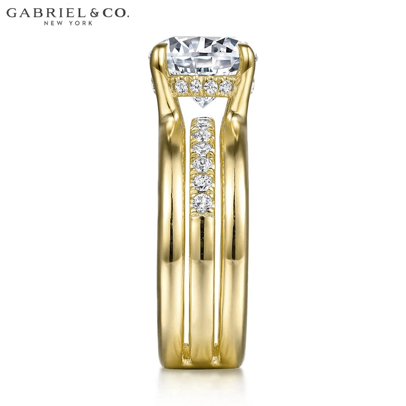 2.00ctr-4.00ctr Round Cut Lab Grown Diamond Ring Tailor Made