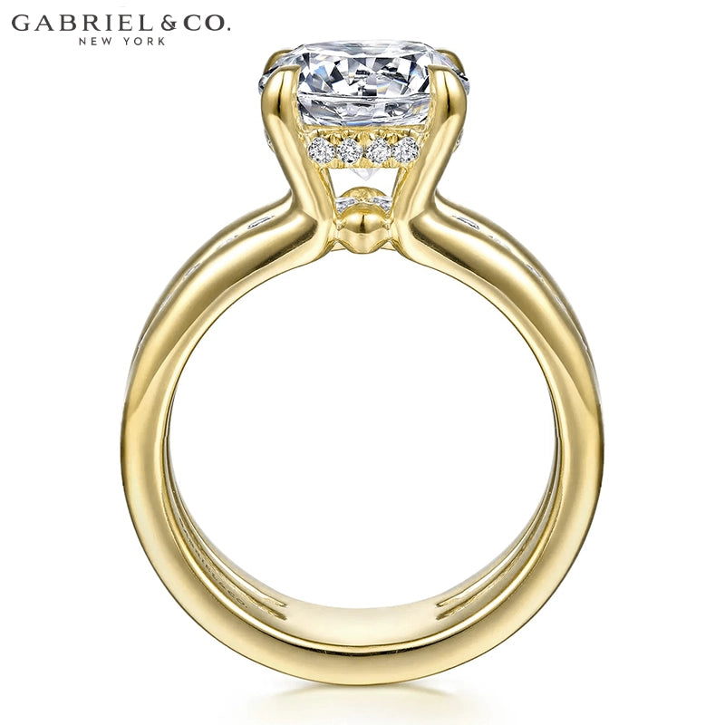 2.00ctr-4.00ctr Round Cut Lab Grown Diamond Ring Tailor Made