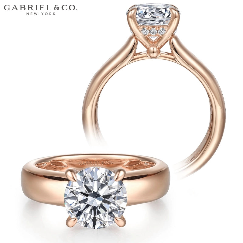 2.00ctr-4.00ctr Round Cut Lab Grown Diamond Ring