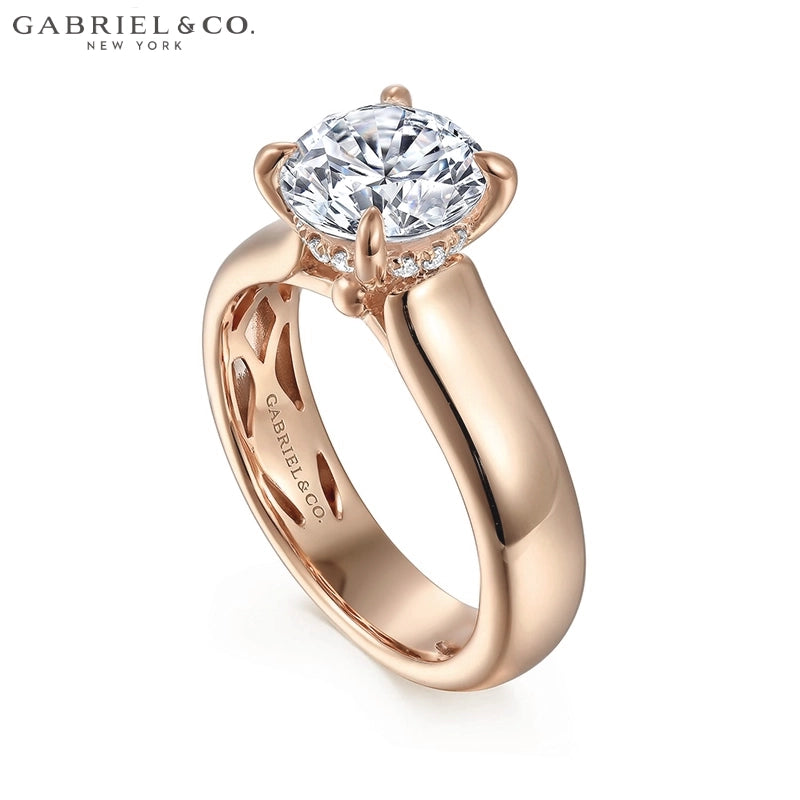 2.00ctr-4.00ctr Round Cut Lab Grown Diamond Ring
