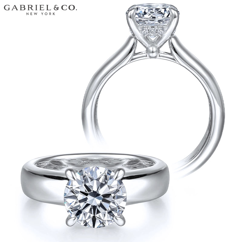 2.00ctr-4.00ctr Round Cut Lab Grown Diamond Ring