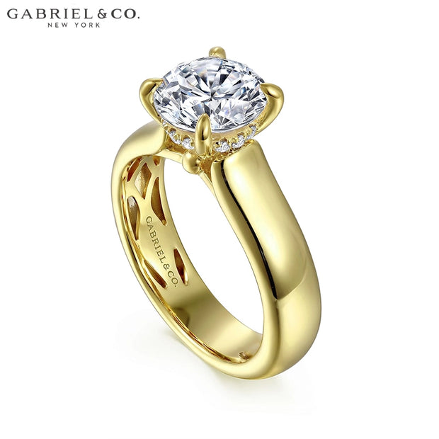 3.18ctw Round Cut Lab Grown Diamond Ring