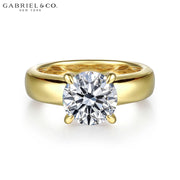 3.18ctw Round Cut Lab Grown Diamond Ring